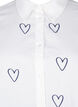 Klassisches Shirt mit gestickten Herzen, Bright Wh.W. Blue H., Packshot image number 2