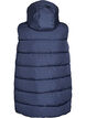 Langer Weste mit Kapuze und Taschen, Blau, Packshot image number 1