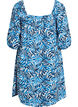 Strandkleid aus Viskose mit Print, Blau, Packshot image number 1