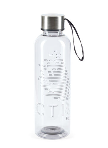 Trinkflasche mit Logo und Schraubverschluss, Grey Active, Packshot image number 0