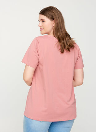 Basic T-Shirt, Rosa, Model image number 1