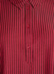 Gestreifte Bluse mit Knopfdetail am Rücken, Rot, Packshot image number 2