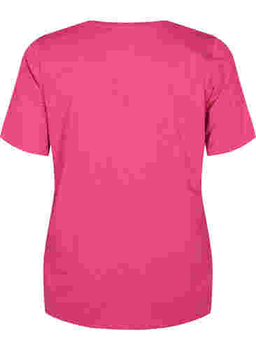 FLASH - T-Shirt mit V-Ausschnitt, Raspberry Rose, Packshot image number 1