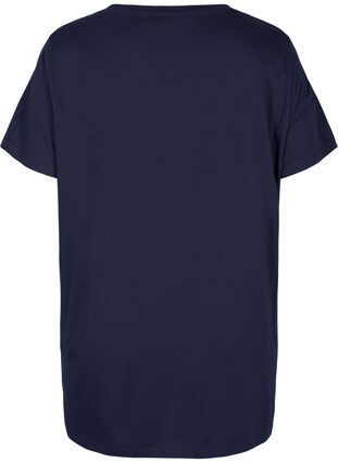 Oversize Nachtshirt aus Bio-Baumwolle, Night Sky Text, Packshot image number 1