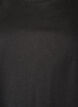 T-Shirt mit asymmetrischem Spitzensaum, Schwarz, Packshot image number 2