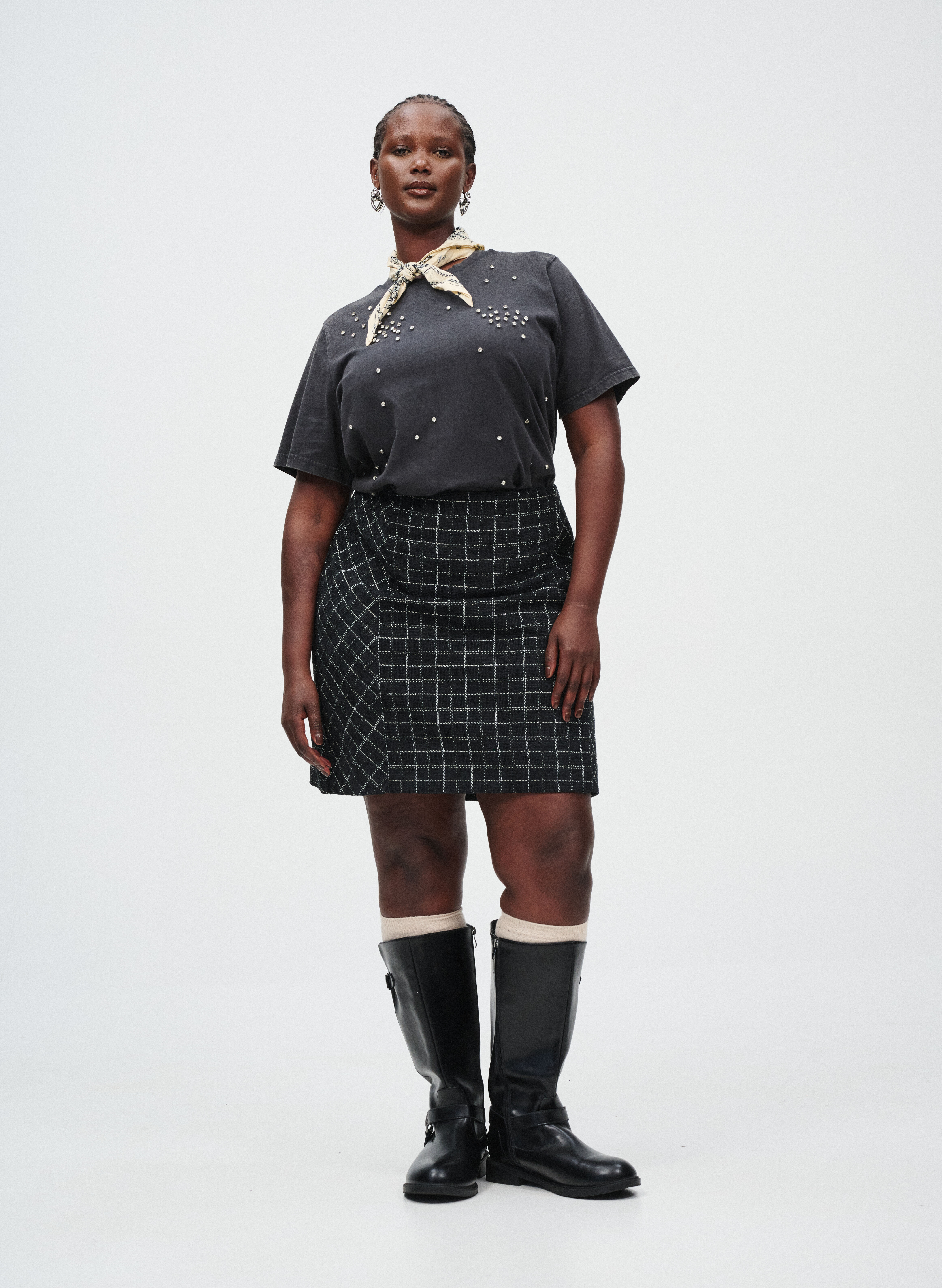 Look mit Strasssteinen, , Model