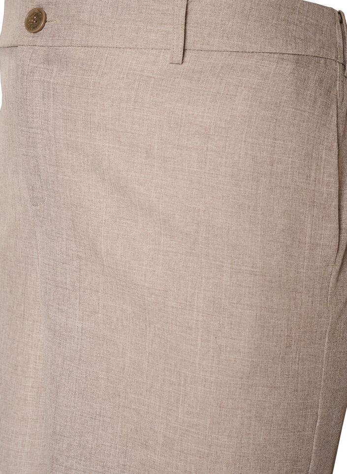 Lockere Bermudashorts mit hoher Taille, Braun, Packshot