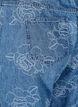 Mille Jeans mit geblümtem Muster, Blau, Packshot image number 3