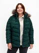 Kurze Steppjacke mit Kapuze, Gr&uuml;n, Model image number 0