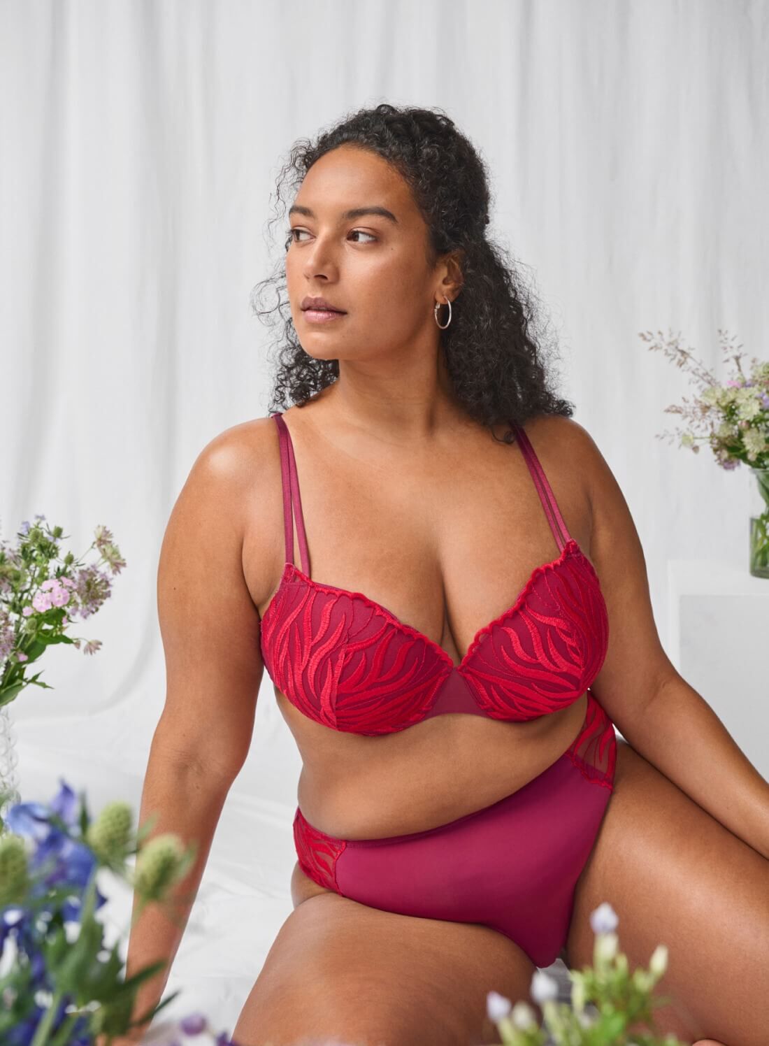 Zizzi BH mit Stickerei, , Model