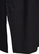 Maxikleid aus Jersey mit Kragen und kurzen Ärmeln, Schwarz, Packshot image number 3