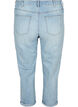 Hochgekrempelte 7/8-Jeans mit hoher Taille, Blau, Packshot image number 1
