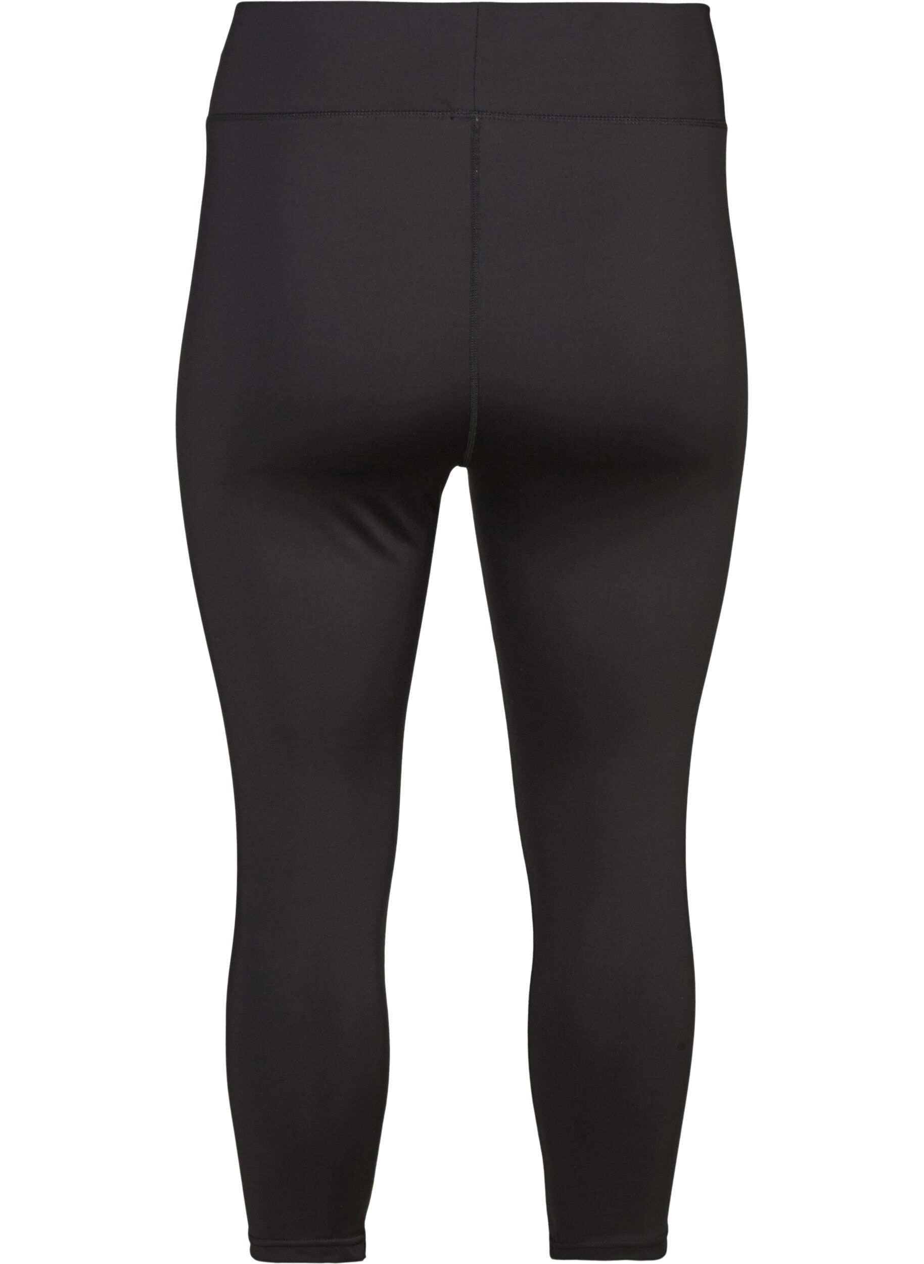 ZizziEng anliegende Workout-Capris, Schwarz, Packshot image number 1