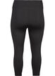 Eng anliegende Workout-Capris, Schwarz, Packshot image number 1