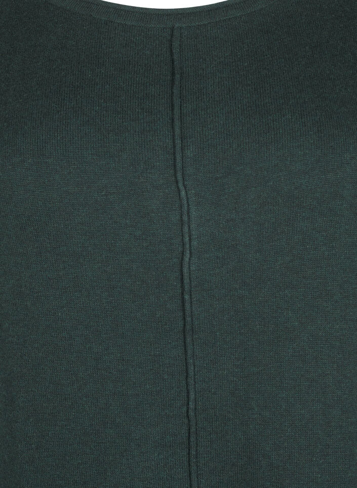 Strickkleid aus Baumwoll-Viskose-Mischung, Gr&uuml;n, Packshot image number 2