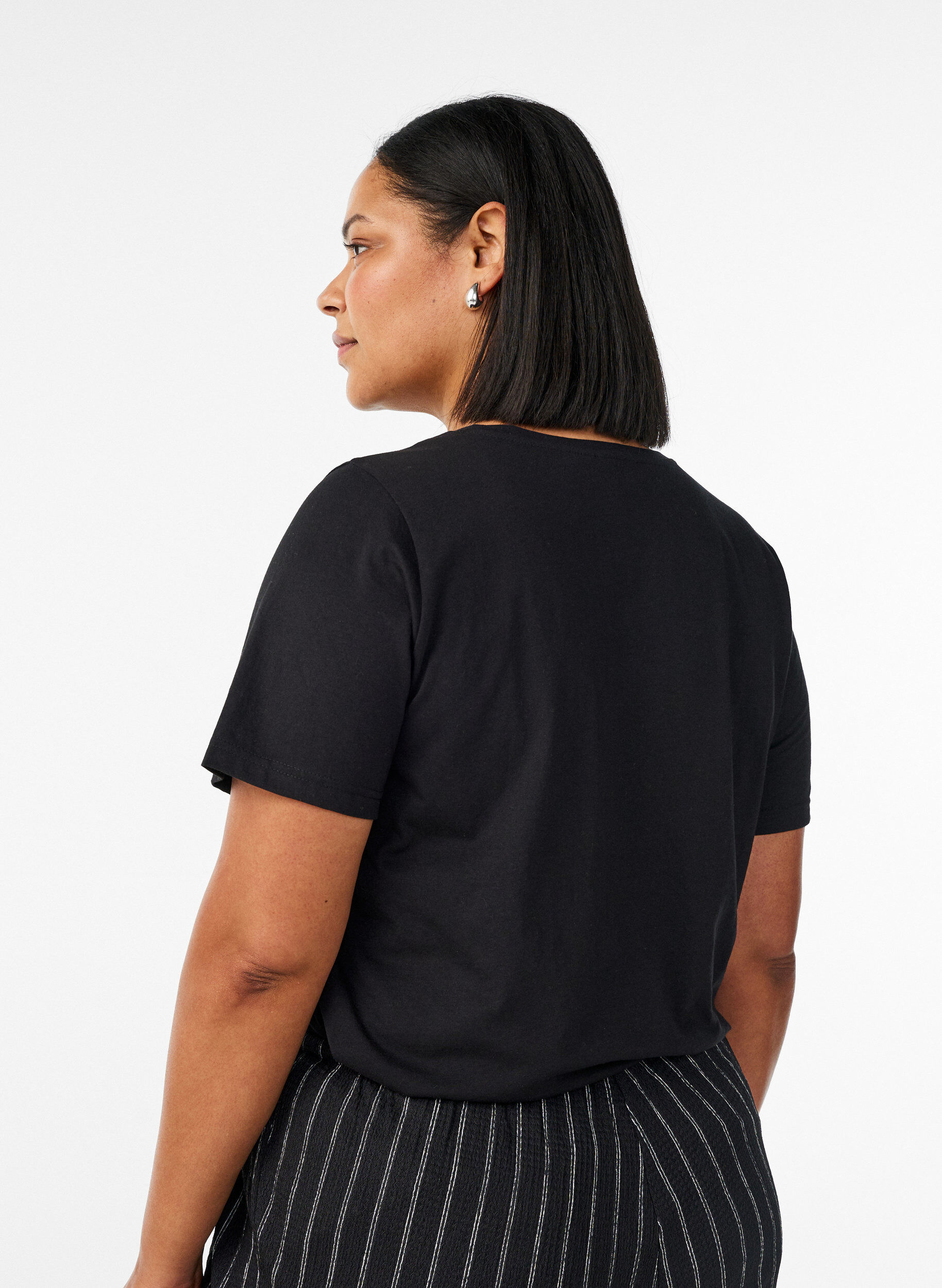 ZizziT-Shirt mit Print, Schwarz, Model image number 2