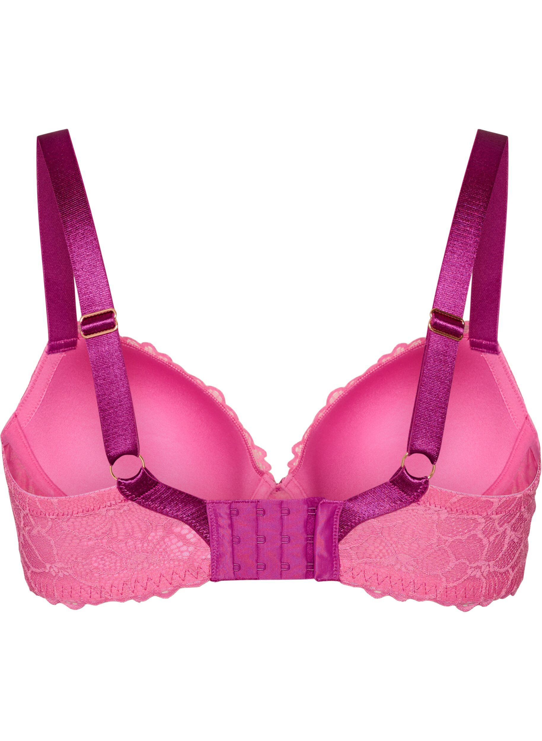 ZizziBH mit Spitze und vorgeformten Cups, Pink, Packshot image number 1
