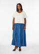 Maxirock in Denim-Optik aus TENCEL&trade; Lyocell, Blau, Model image number 0