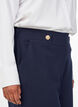 Lockere Hose mit Taschen, Blau, Model image number 3