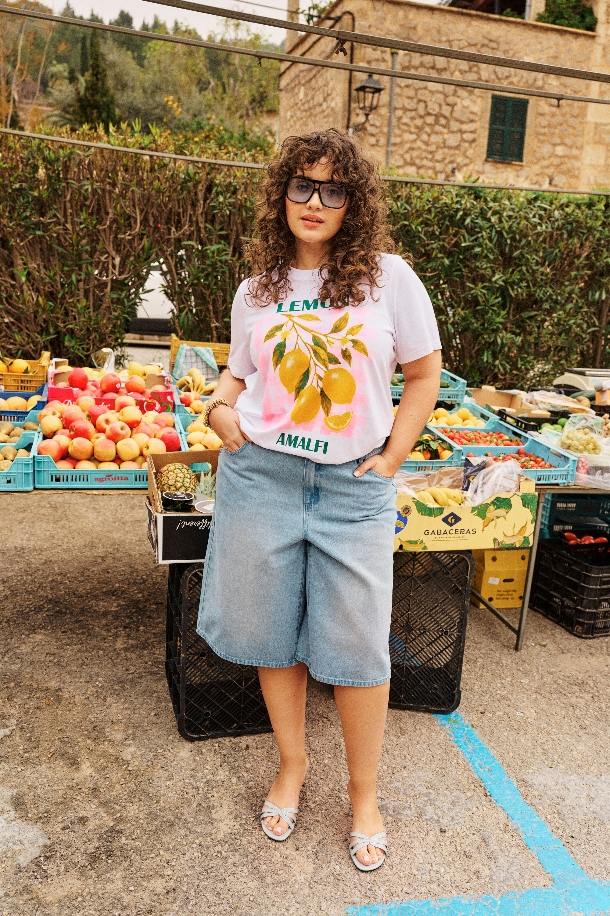 ZizziFrischer mediterraner Vibe in Denim, , Model