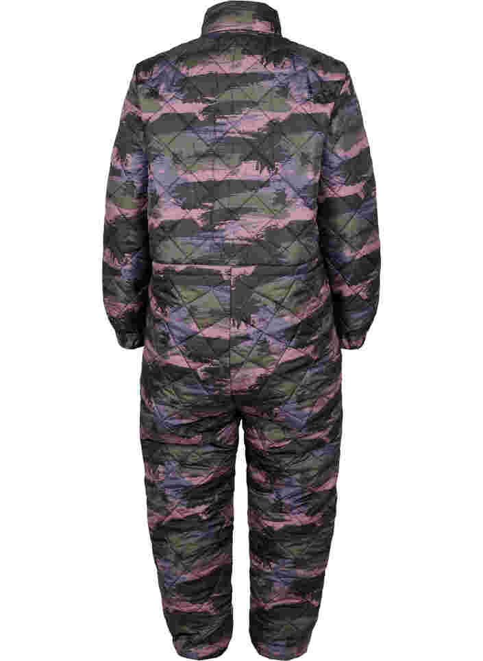 Thermojumpsuit mit Camouflage-Print, Camou print, Packshot image number 1