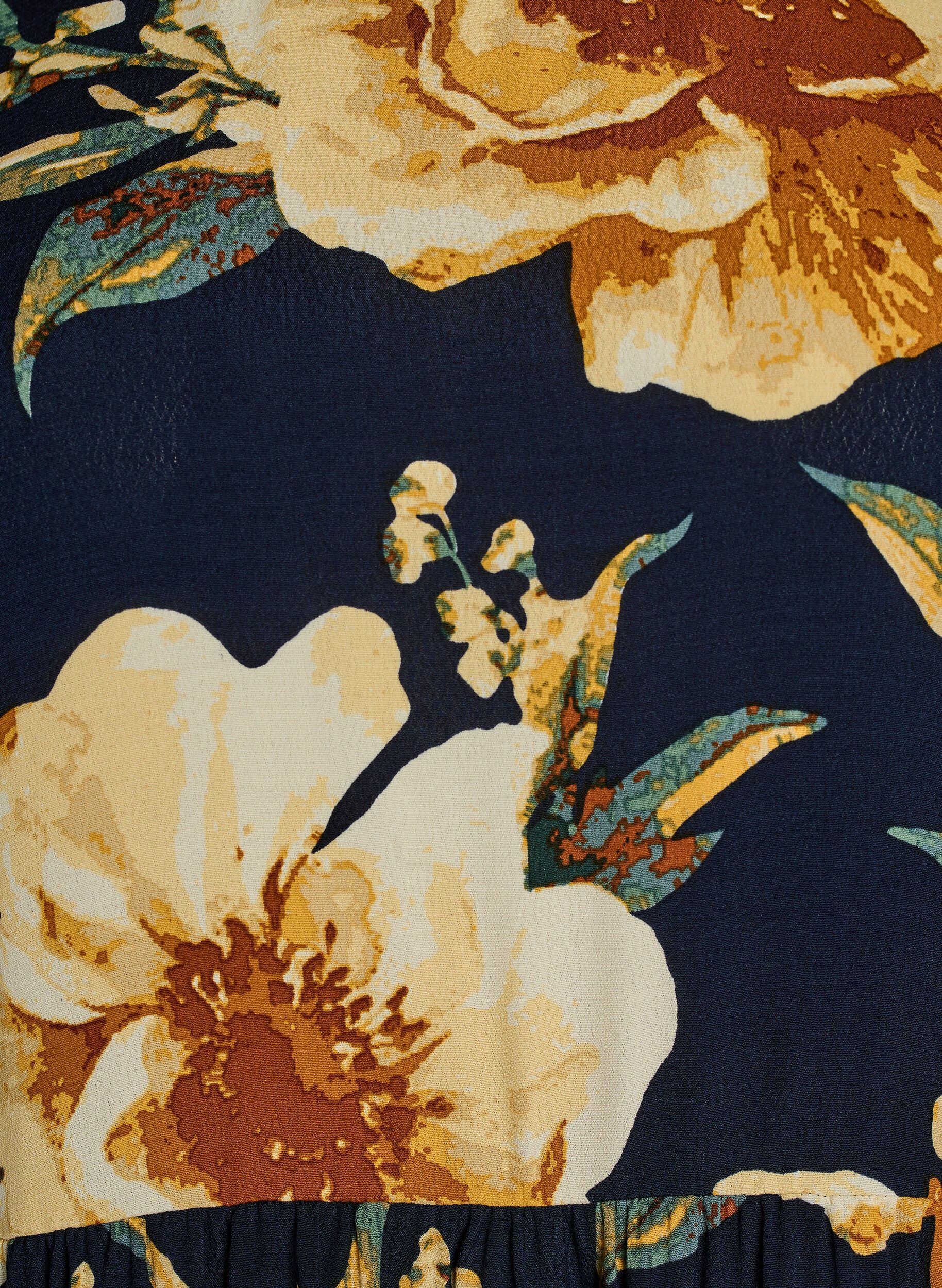 Zizzi Lang&auml;rmelige Tunika mit Teilungsnaht, Blau, Packshot image number 2