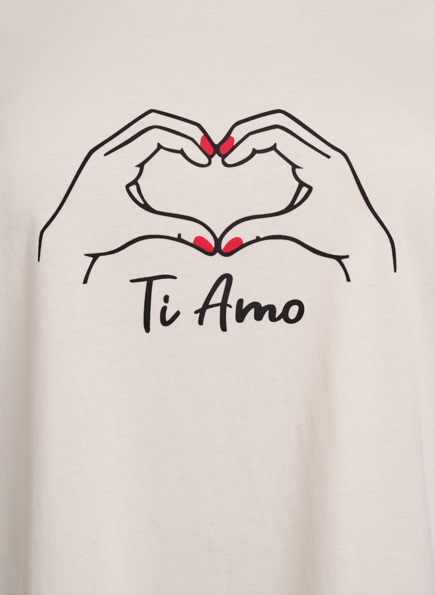 ZizziT-Shirt mit Print, Wei&szlig;, Packshot image number 2