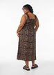 Sommerkleid mit breiten Tr&auml;gern, Braun, Model image number 1