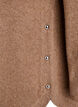 Lange Strickbluse mit Kugelkn&ouml;pfen, Braun, Packshot image number 3