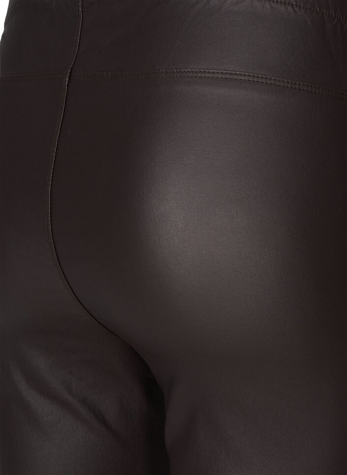Beschichtete Leggings aus Viskosemix, After Dark, Packshot image number 3