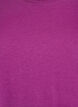 Kurzärmeliges T-Shirt aus einer Baumwollmischung, Lila, Packshot image number 2