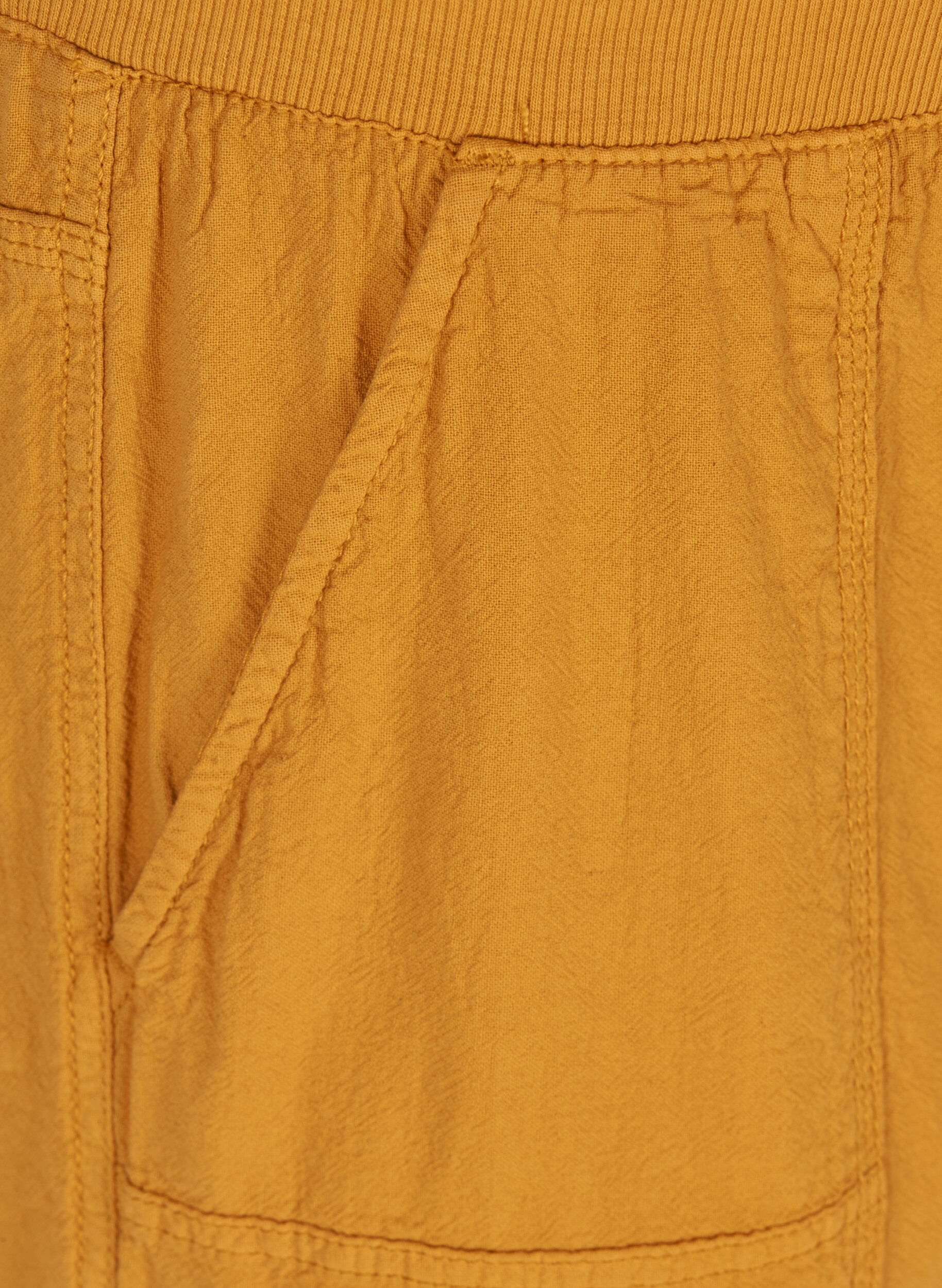Zizzi Caprihose, Golden Yellow, Packshot image number 2