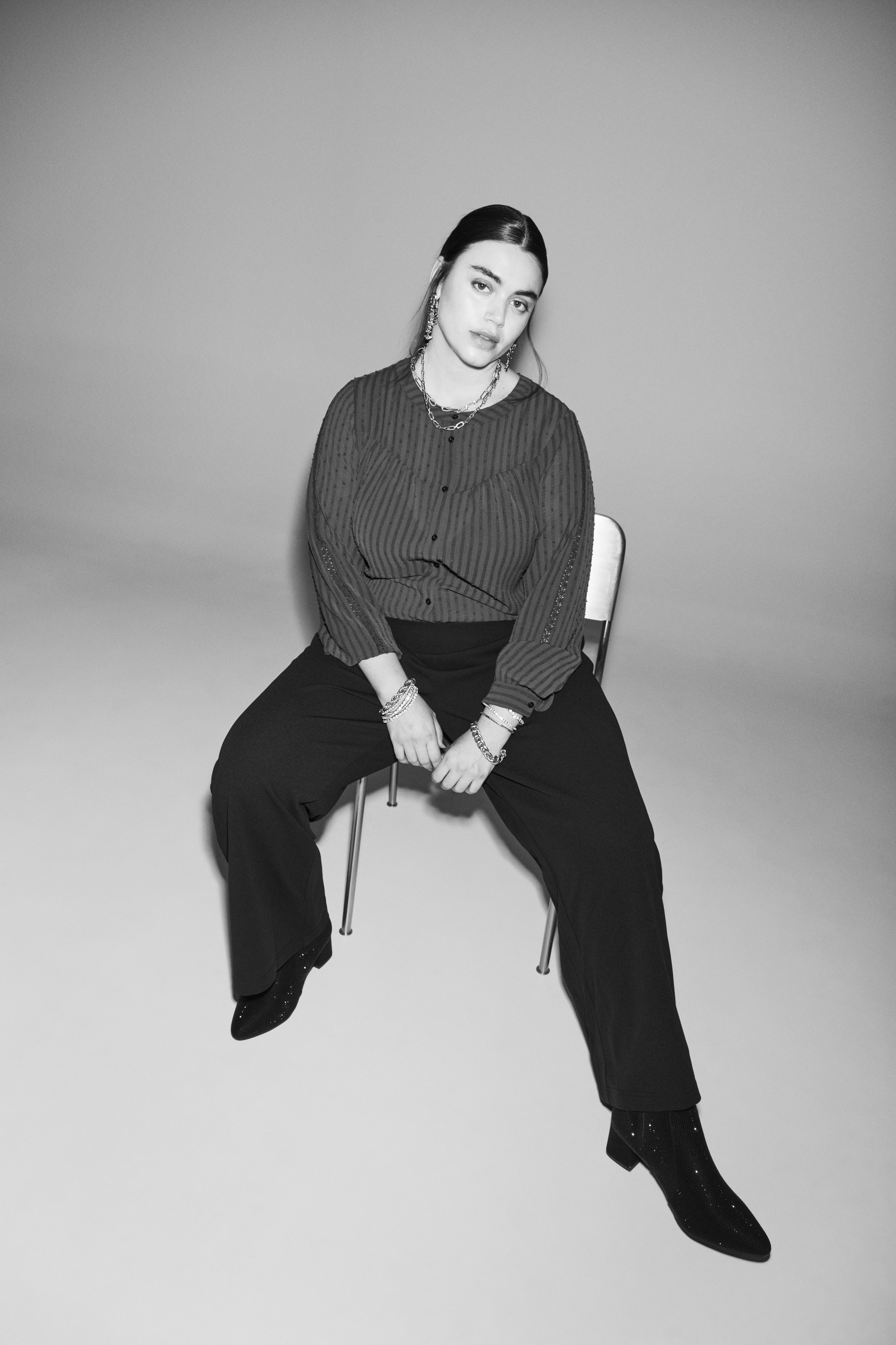 Zizzi Hemd mit Stickdetails, , Model