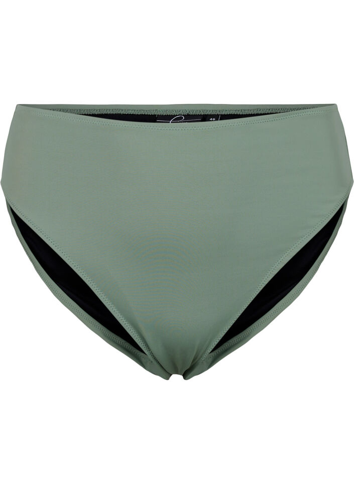 Tai-Bikinipanty mit normaler Taille, Grün, Packshot image number 0