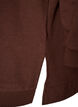 Hoodie mit Textmotiv aus Frottee, Braun, Packshot image number 3