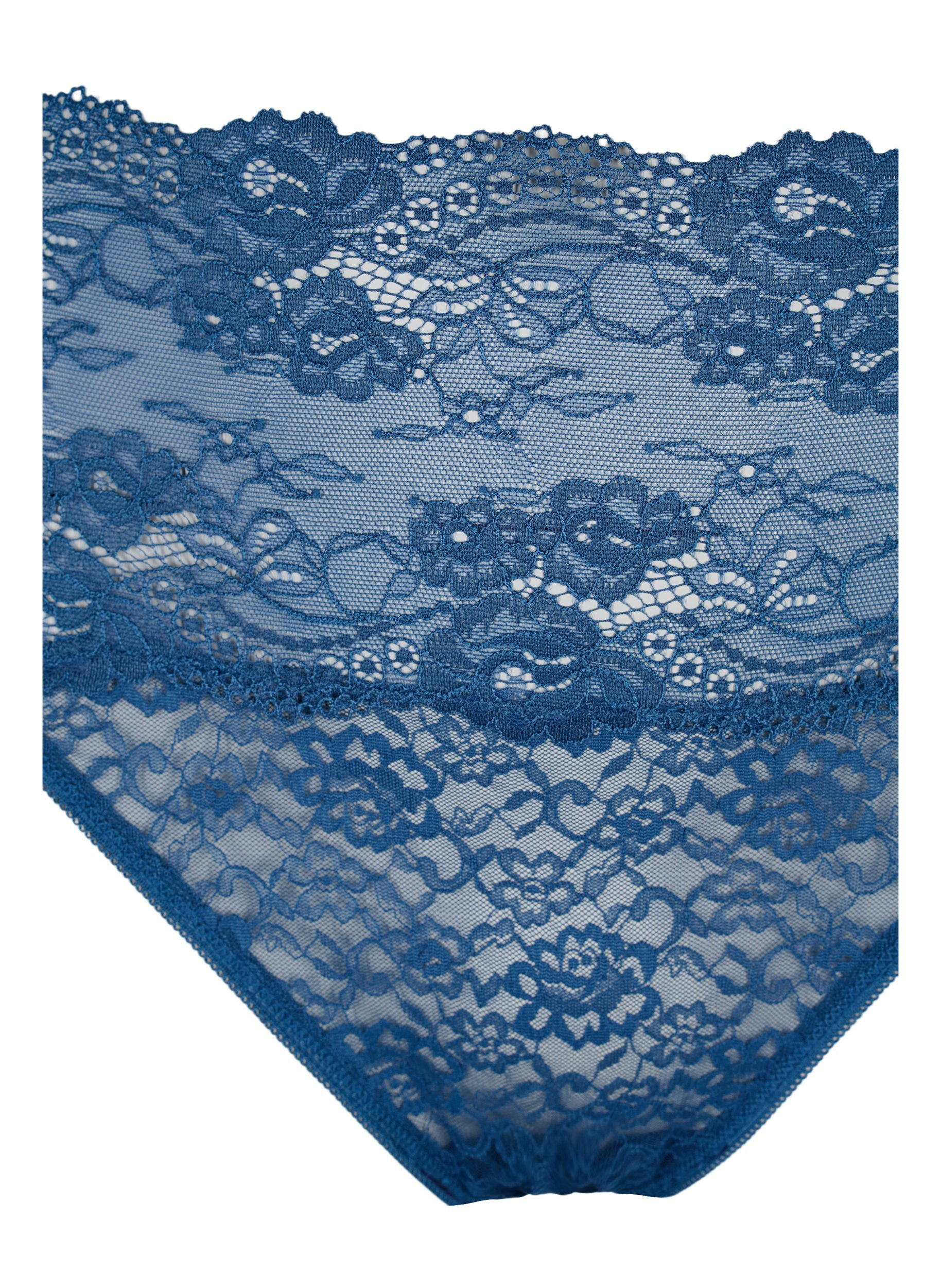 Zizzi 3er-Pack Spitzen-Tanga, Mix assortments AW, Packshot image number 2