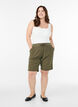 Lockere Shorts aus Baumwolle mit Taschen, Gr&uuml;n, Model image number 1