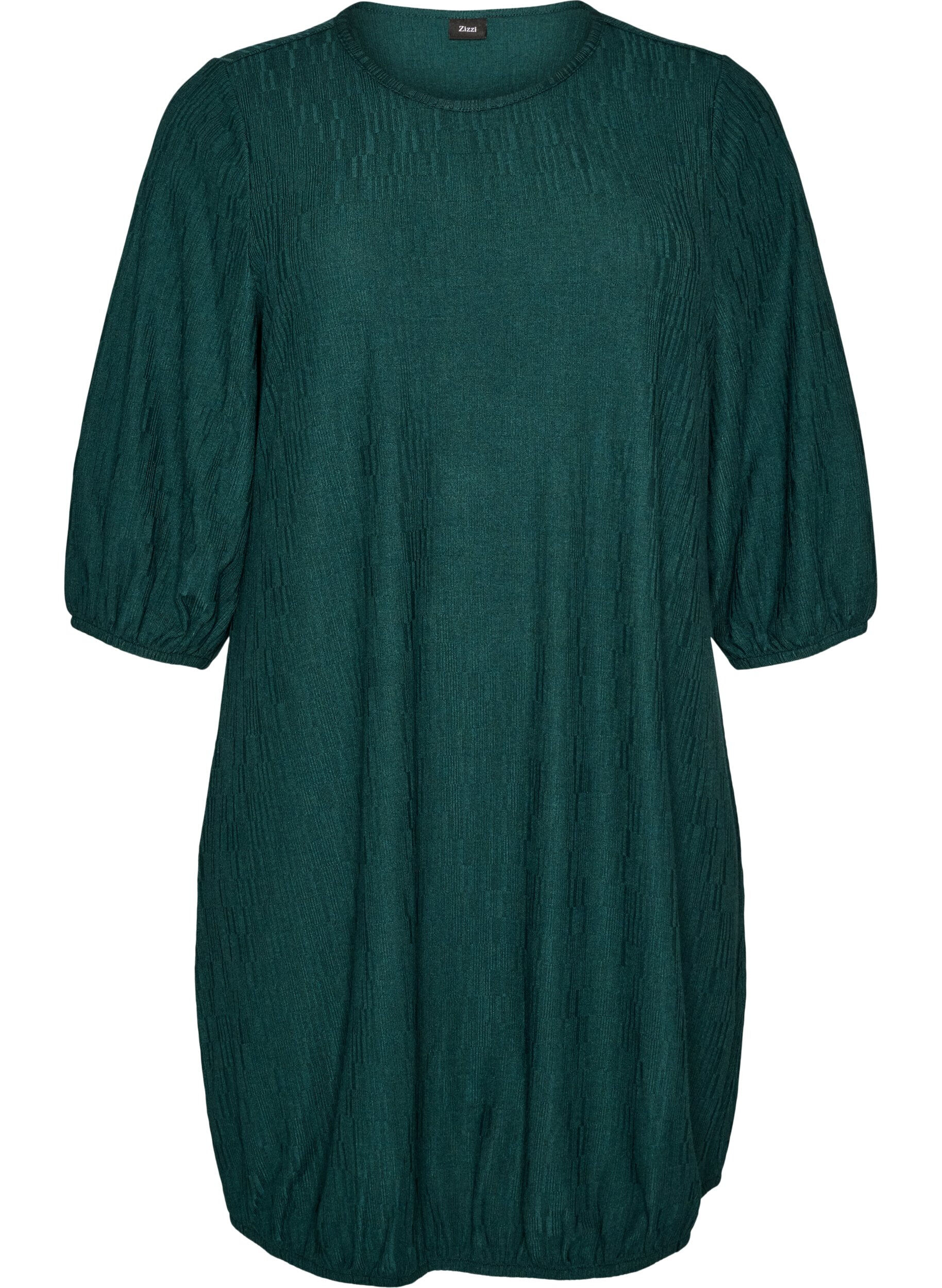 Kleid in Ballonform mit Struktur
