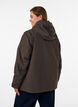 Wasserdichte Winterjacke mit abnehmbarer Kapuze, Braun, Model image number 2