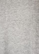Bluse aus Jersey mit Rippstruktur und V-Ausschnitt, Grau, Packshot image number 2