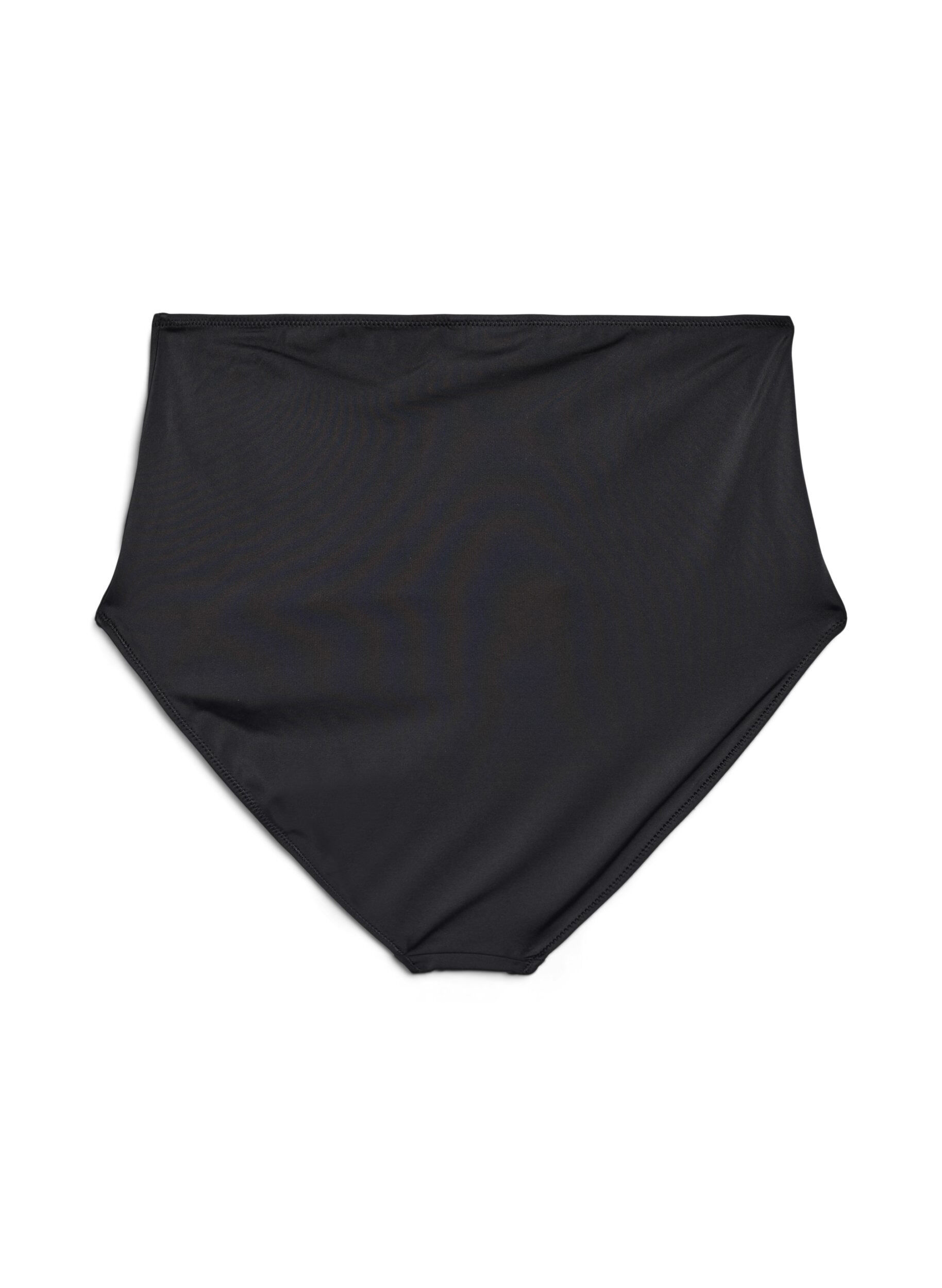 Zizzi Bikini-Unterteile mit hoher Taille, Schwarz, Packshot image number 1