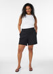 Shorts mit Taschen und lockerer Passform, Schwarz, Model image number 1