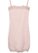 Langes Top aus Satin mit Spitzen, 9990, Packshot image number 0