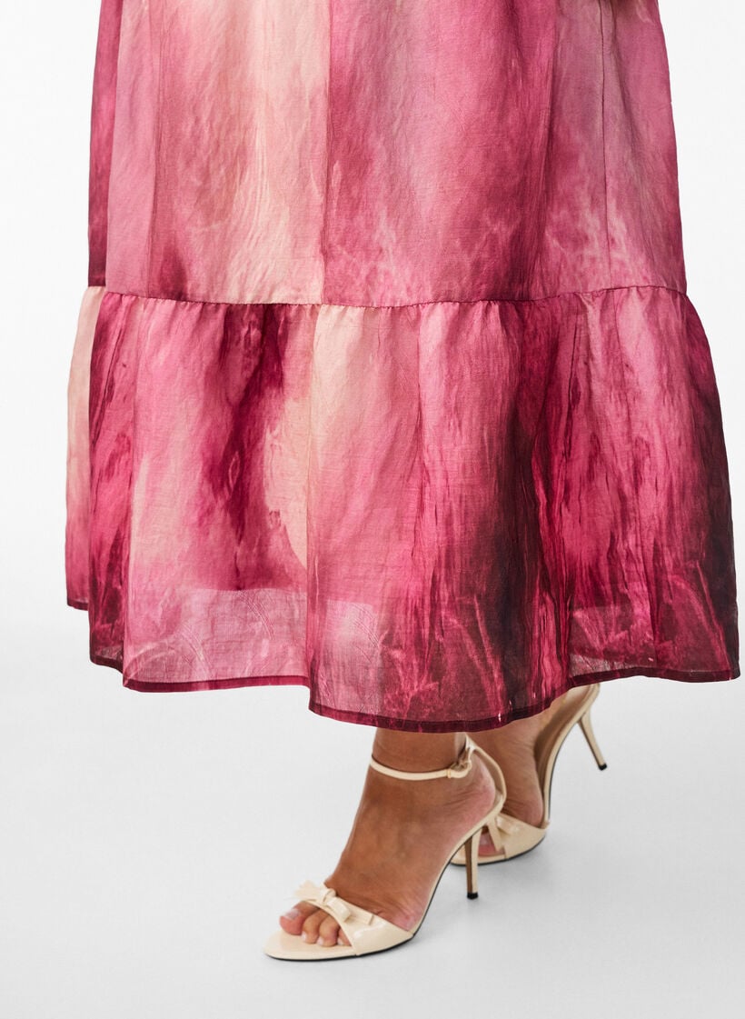 Midi-Neckholderkleid, Rot, Model image number 3
