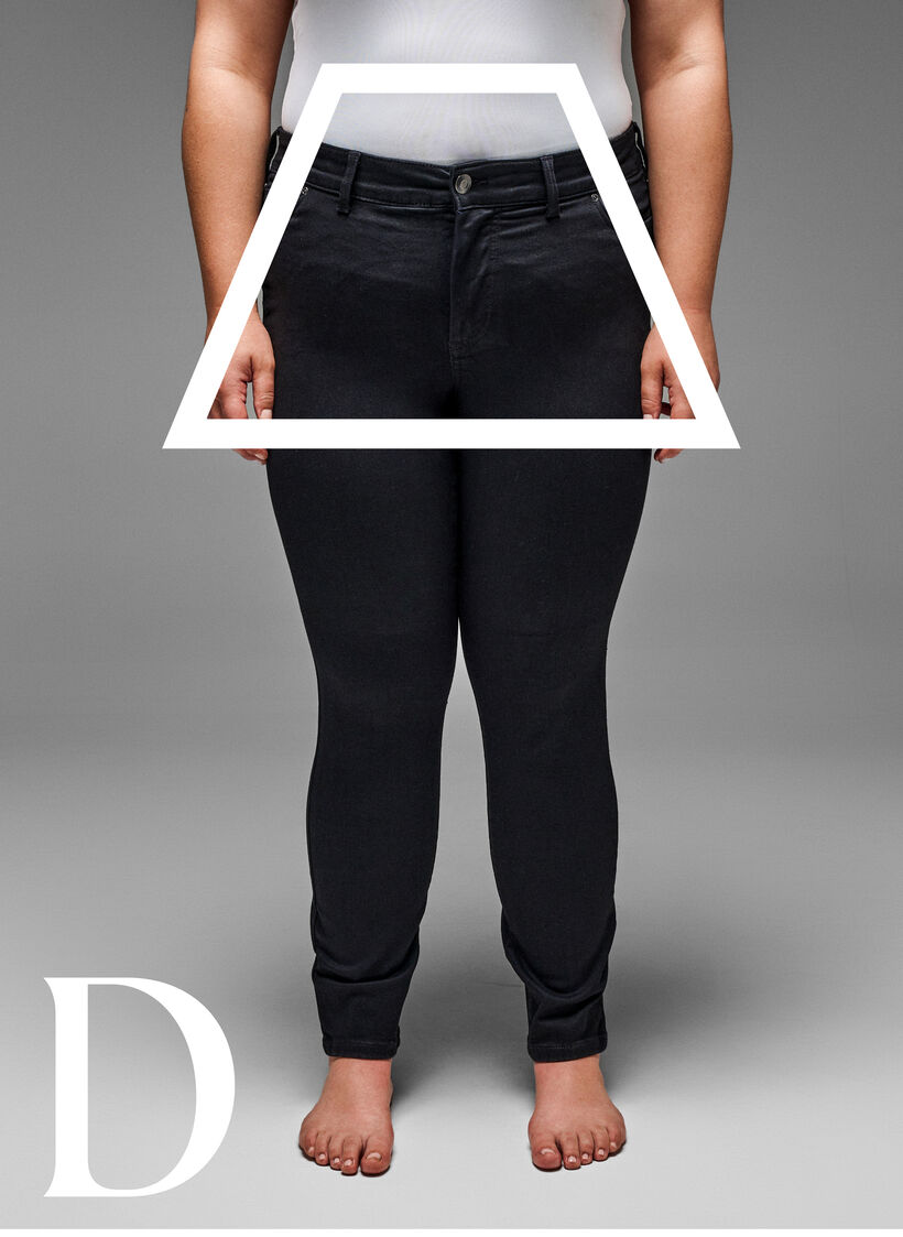 Slim fit Jeans mit normaler Taille, Black, Model image number 3
