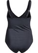 Badeanzug mit V-Ausschnitt, Schwarz, Packshot image number 1