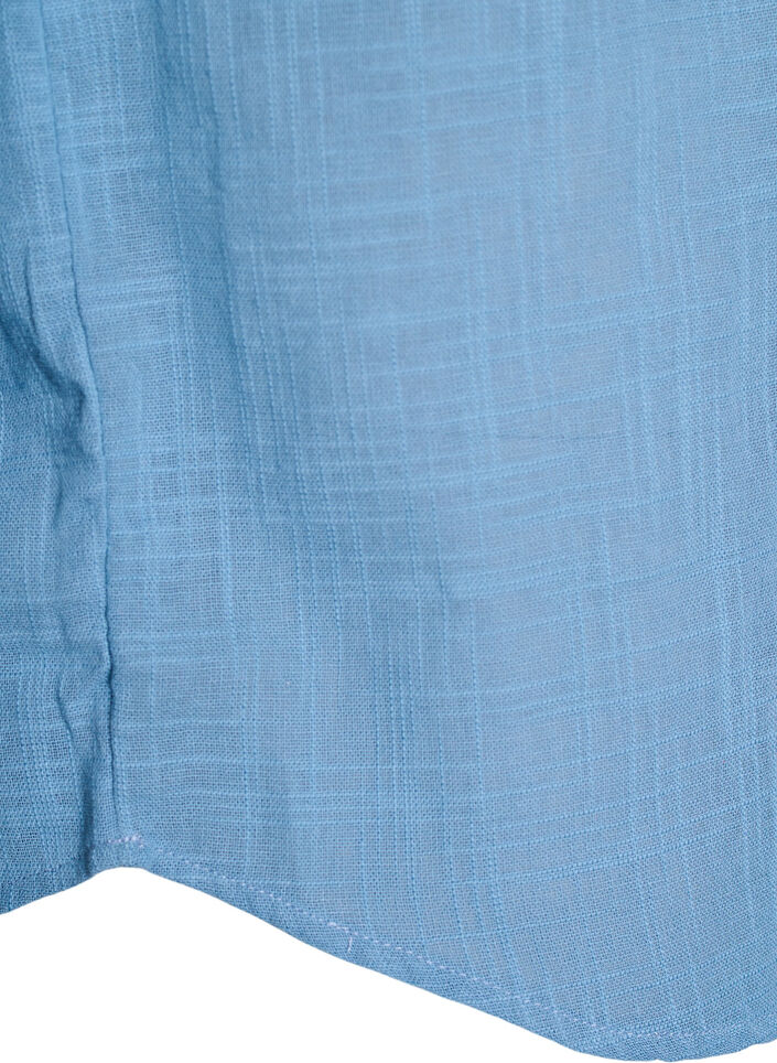 FLASH - Lockere Bluse mit angeschnittenen Ärmeln, Blau, Packshot image number 3