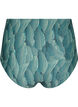 Bikini-Slip mit Print und hoher Taille, Gr&uuml;n, Packshot image number 1