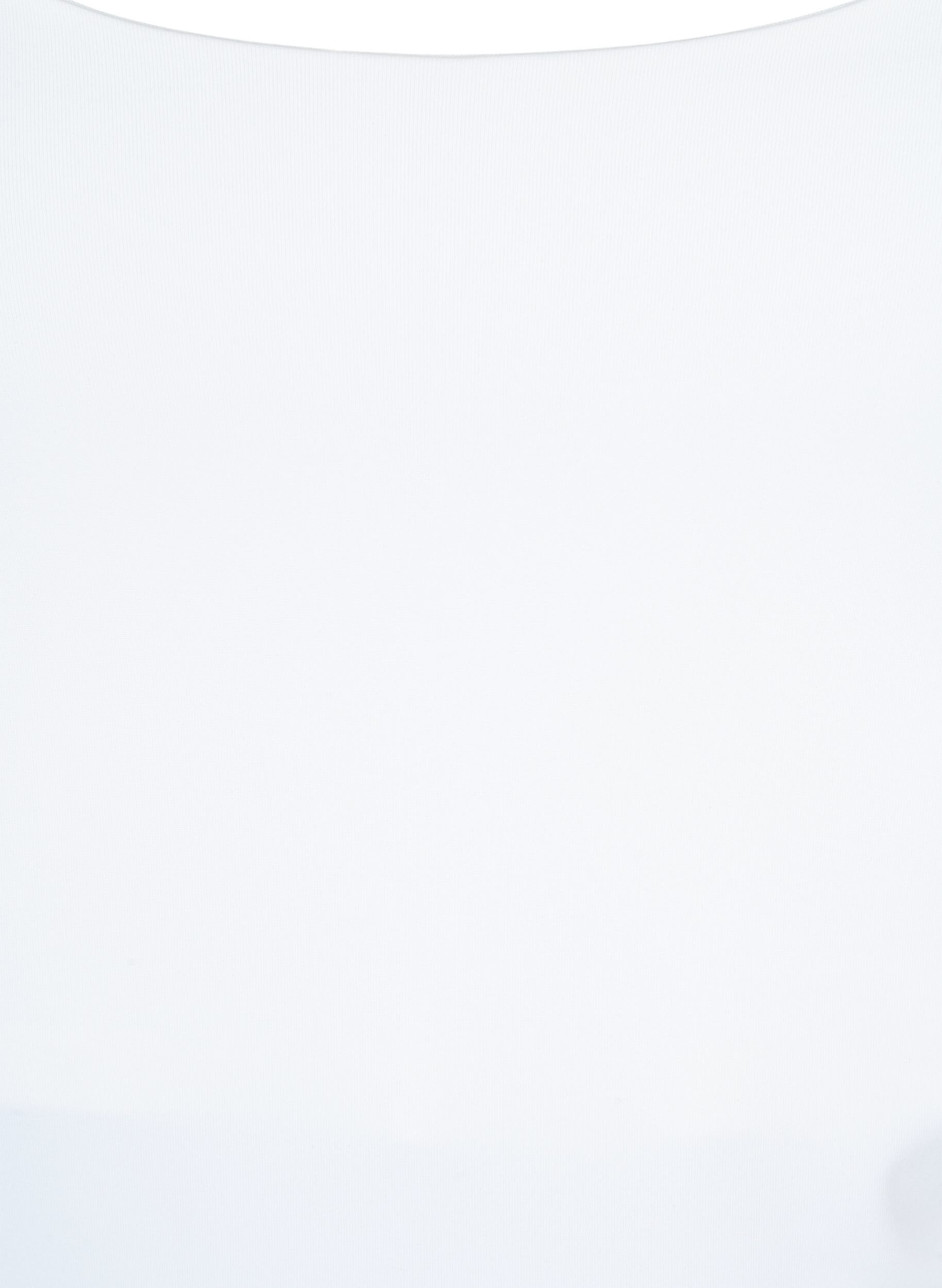 Zizzi Dehnbares, wendbares Oberteil, Bright White, Packshot image number 2