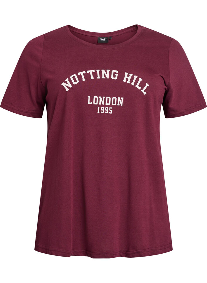T-Shirt mit Print, Rot, Packshot image number 0